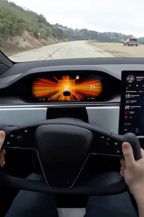 Tesla Model X cockpit